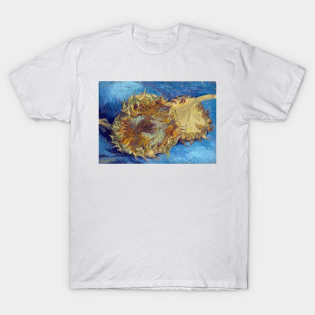 Vincent van Gogh Sunflowers T-Shirt by pdpress